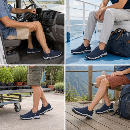 ⏰ 30% de desconto hoje – Não perca! 🔥 Calçado ortopédico de alta qualidade com design ergonómico e excelente suporte 🦶 Apoio do arco do pé – ajuda a aliviar as dores nos pés.