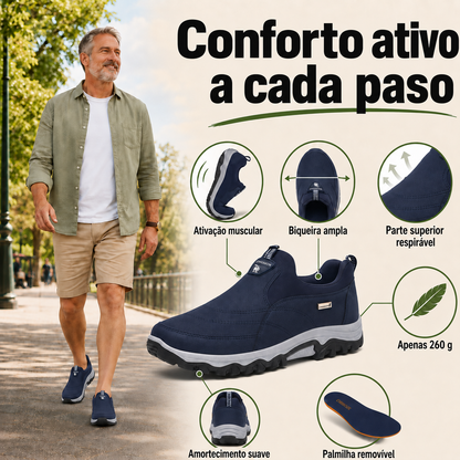 ⏰ 30% de desconto hoje – Não perca! 🔥 Calçado ortopédico de alta qualidade com design ergonómico e excelente suporte 🦶 Apoio do arco do pé – ajuda a aliviar as dores nos pés.