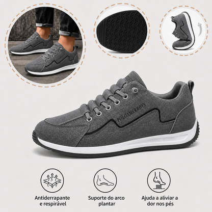 ⏰ Só hoje! 30% de desconto! ✅ Sapatos artesanais de alta qualidade em pele italiana genuína, com suporte para o arco do pé, aliviam a pressão nos pés. Design ergonómico e conforto durante todo o dia.