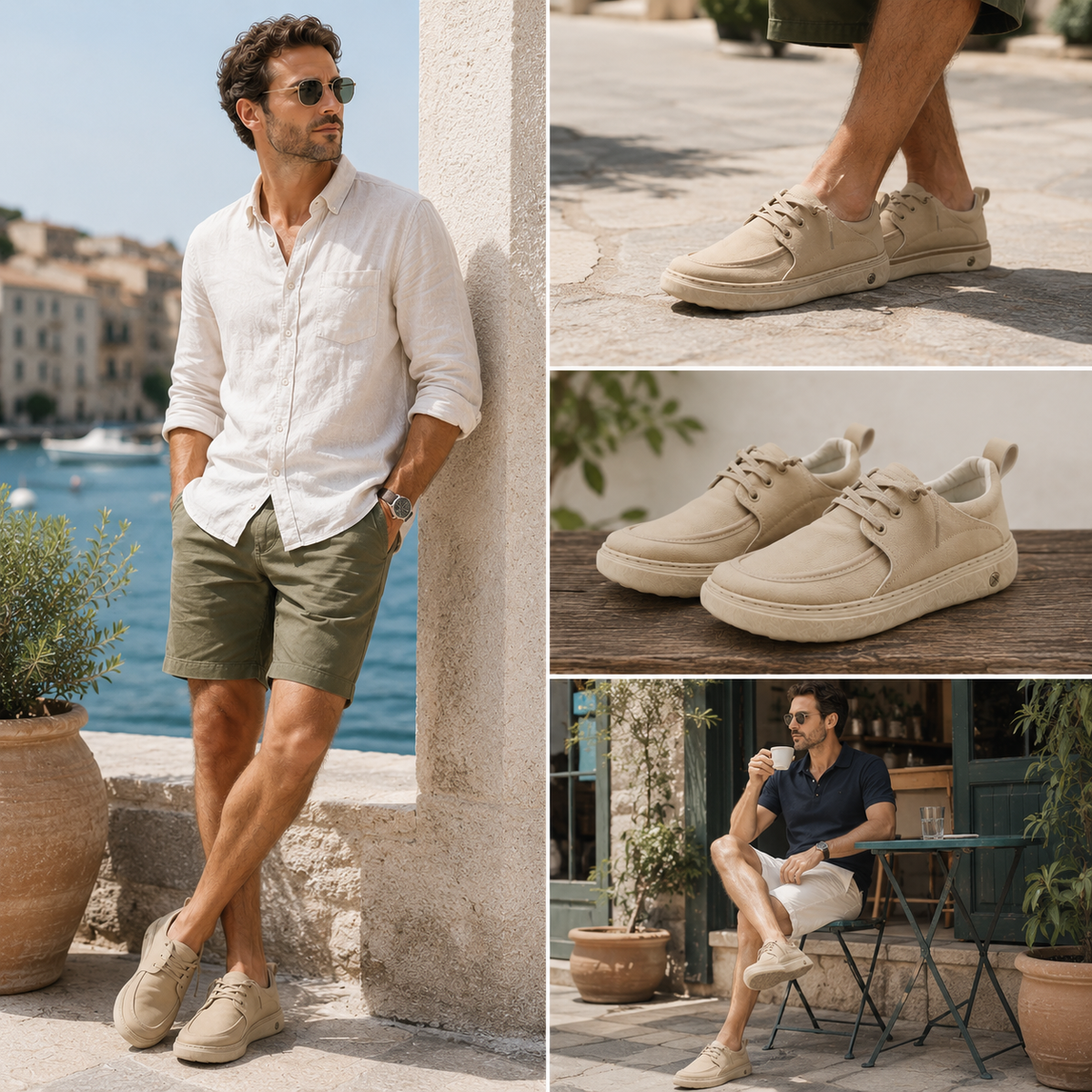 ⏰ Último dia! 30% de desconto! 👞 Sapatos de alta qualidade em pele italiana genuína 🐂 Costurados à mão, macios e confortáveis ✅ Apoio ergonómico do arco do pé, alivia as dores nos pés, caminhada confortável durante todo o dia.