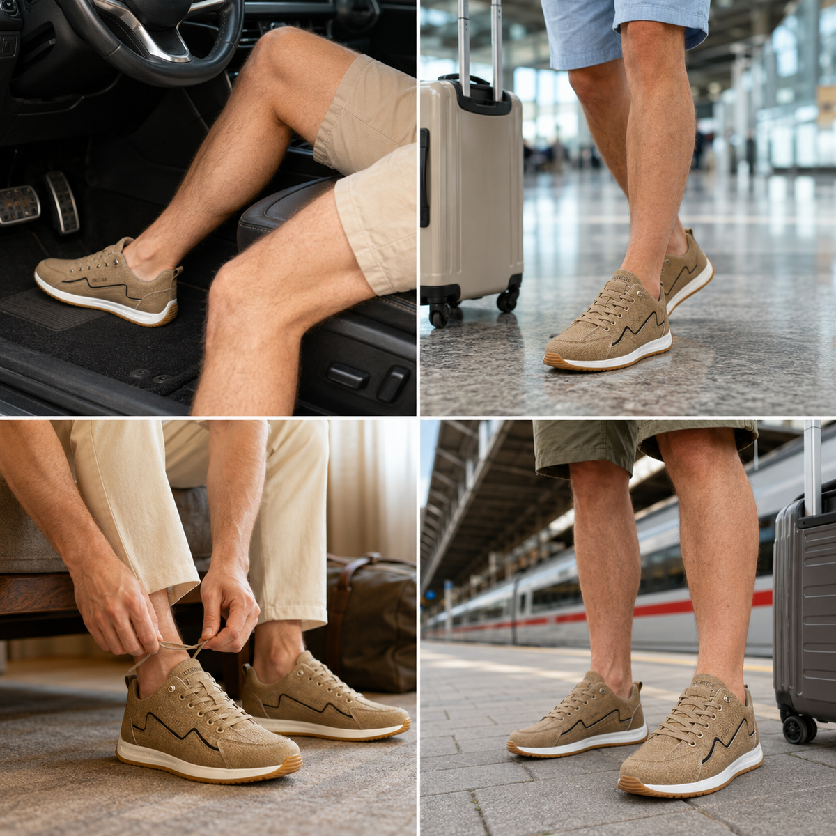 ⏰ Só hoje! 30% de desconto! ✅ Sapatos artesanais de alta qualidade em pele italiana genuína, com suporte para o arco do pé, aliviam a pressão nos pés. Design ergonómico e conforto durante todo o dia.