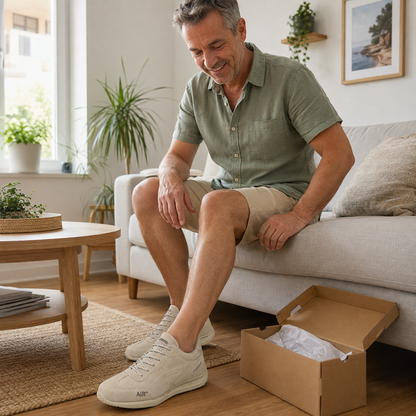 ⏰ Só hoje! 30% de desconto! ✅ Sapatos artesanais de alta qualidade em pele italiana genuína, com suporte para o arco do pé, aliviam a pressão nos pés. Design ergonómico e conforto durante todo o dia.