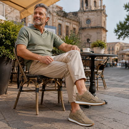 ⏰ Só hoje! 30% de desconto! ✅ Sapatos artesanais de alta qualidade em pele italiana genuína, com suporte para o arco do pé, aliviam a pressão nos pés. Design ergonómico e conforto durante todo o dia.