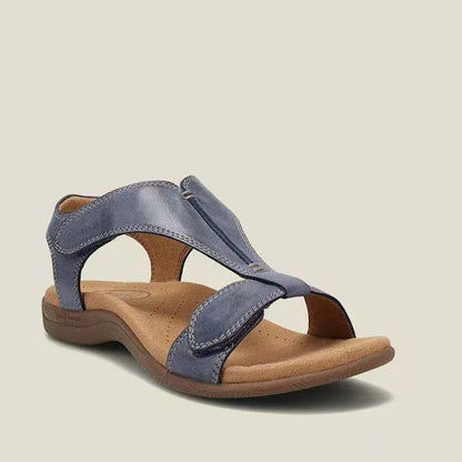 🎁Oferta por tempo limitado: 70% de desconto🔴Sandálias abertas ajustáveis🦶Elegantes e confortáveis, protegendo os seus pés✅Vários tamanhos disponíveis