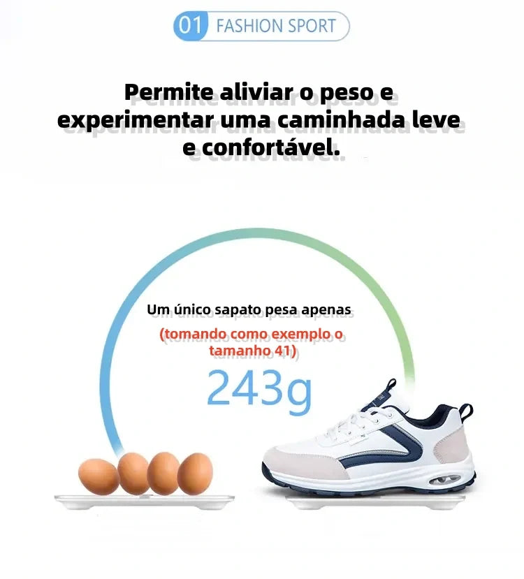 (🔥30% de desconto hoje - não perca!) ⏰Sapatilha desportiva ortopédica ergonómica, suave e confortável✅ (suporte para o arco do pé para aliviar o desconforto)